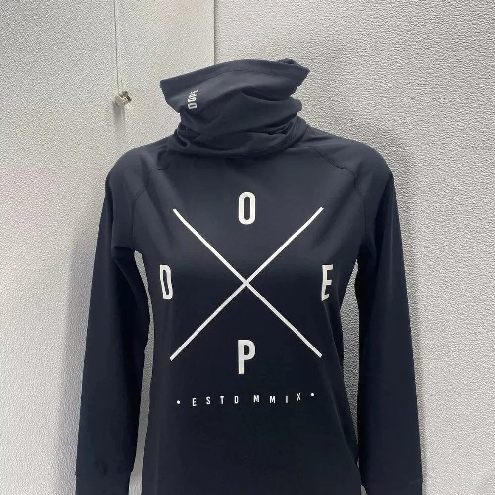 NEW DOPE Womens Snuggle Turtleneck Base Layer Top Size XS Black - Picture 10 of 12